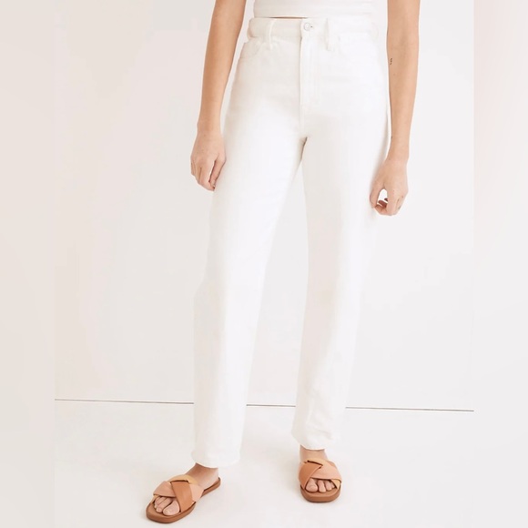 Madewell The Convertible Paperbag Dadjean in Tile White NF147 - Picture 3 of 14